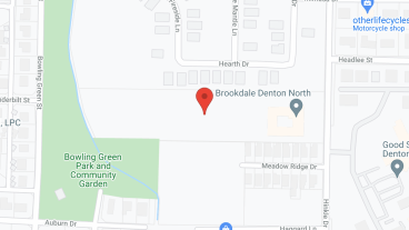 Brookdale Denton North in google map