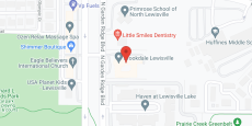 Brookdale Lewisville in google map