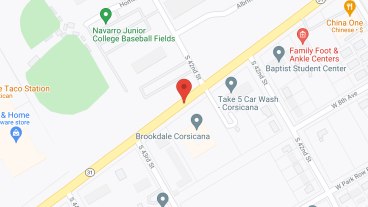 Brookdale Corsicana in google map