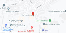 Brookdale Ennis in google map