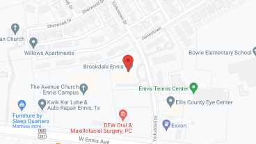 Brookdale Ennis in google map