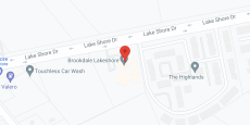 Brookdale Lakeshore in google map