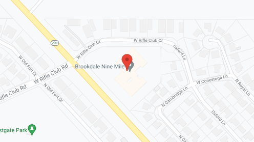 Map of the neighborhood around Brookdale Nine Mile