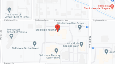 Brookdale Yakima in google map