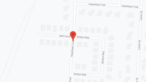 Map of the neighborhood around Heartland Estates (Phase 1)