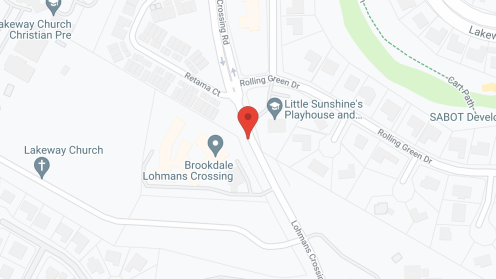 Map of the neighborhood around Brookdale Lohmans Crossing