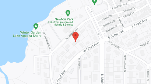 Map of the neighborhood around The Gardens at Lakeview