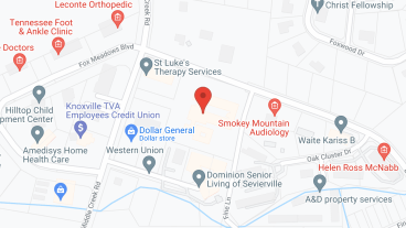 Brookdale Sevierville in google map