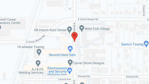 Map of the neighborhood around West Fork Village Irving