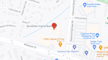 Brookdale Virginia Beach in google map