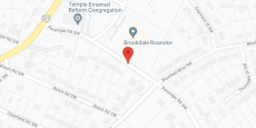 Brookdale Roanoke in google map
