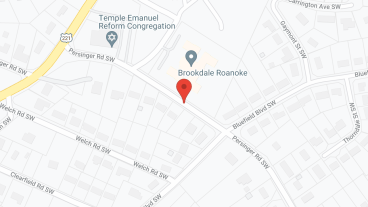 Brookdale Roanoke in google map