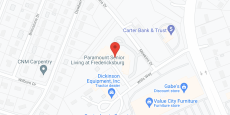 Paramount Senior Living at Fredericksburg in google map