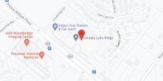 Brookdale Lake Ridge in google map