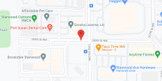 Brookdale Stanwood in google map