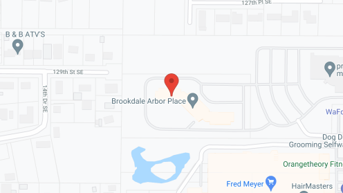 Map of the neighborhood around Brookdale Arbor Place
