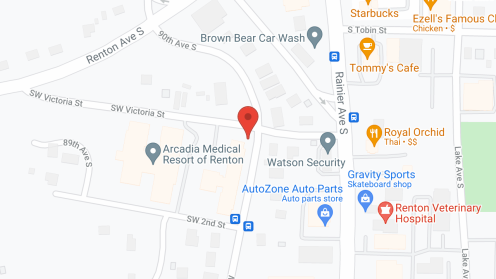 Map of the neighborhood around Renton Assisted Living