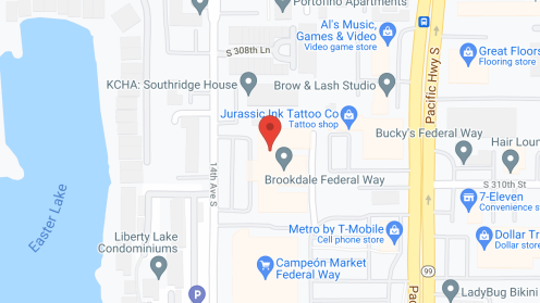Map of the neighborhood around Brookdale Federal Way