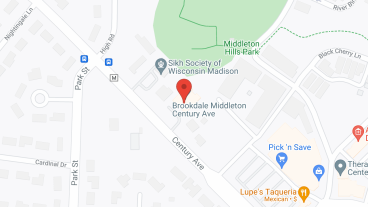 Brookdale Middleton Century Avenue in google map