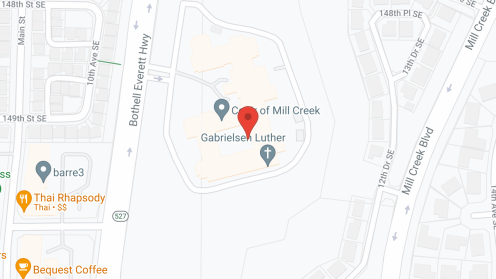 Map of the neighborhood around Cogir of Mill Creek