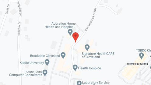 Map of the neighborhood around Brookdale Cleveland