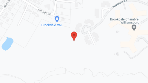 Map of the neighborhood around Brookdale Chambrel Williamsburg