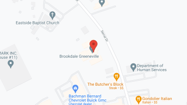 Brookdale Greeneville in google map