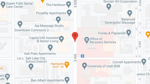 Map of the neighborhood around Capitol Hill Senior Living