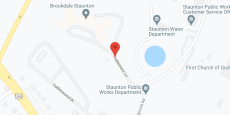 Brookdale Staunton in google map