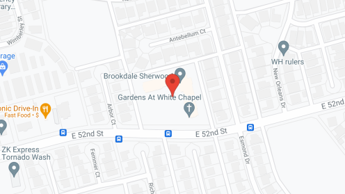 Map of the neighborhood around Brookdale Sherwood