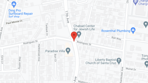 Map of the neighborhood around Paradise Villa