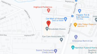 Brookdale Hixson in google map