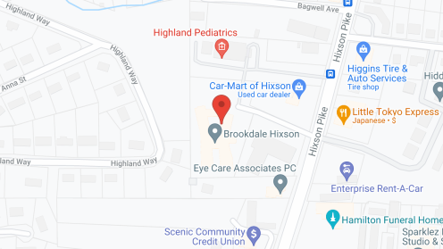 Map of the neighborhood around Brookdale Hixson
