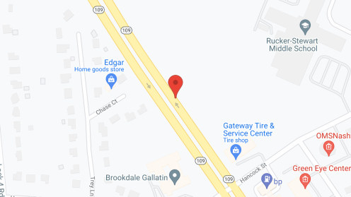Map of the neighborhood around Brookdale Gallatin