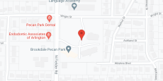 Brookdale Pecan Park in google map