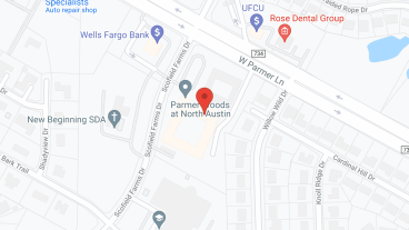 Parmer Woods at North Austin in google map
