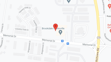 Brookdale Clarksville in google map