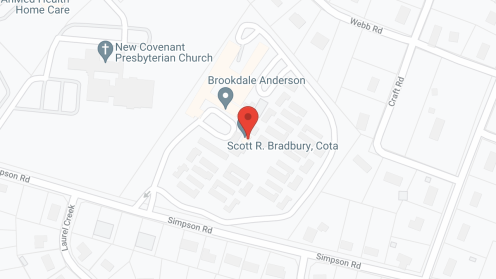 Map of the neighborhood around Brookdale Anderson