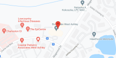 Brookdale West Ashley in google map
