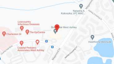 Brookdale West Ashley in google map