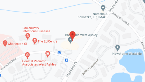 Map of the neighborhood around Brookdale West Ashley