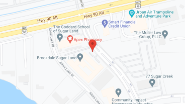 Brookdale Sugar Land in google map