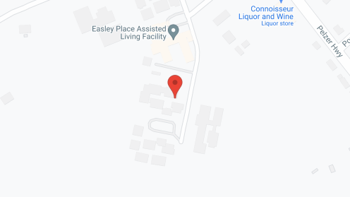 Map of the neighborhood around Easley Place