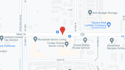 Map of the neighborhood around Timber Pointe Senior Living