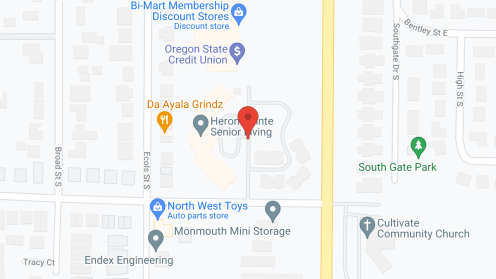 Map of the neighborhood around Heron Pointe Senior Living