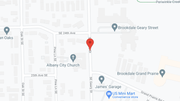 Brookdale Geary Street in google map
