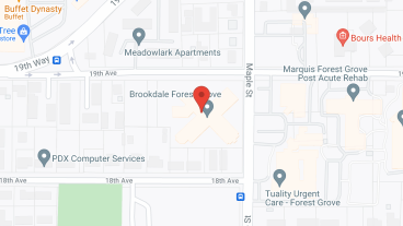 Brookdale Forest Grove in google map