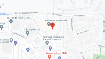 Brookdale Wilsonville in google map