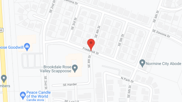 Brookdale Rose Valley Scappoose in google map