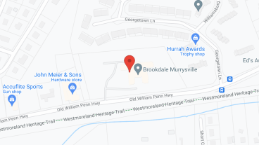 Brookdale Murrysville in google map